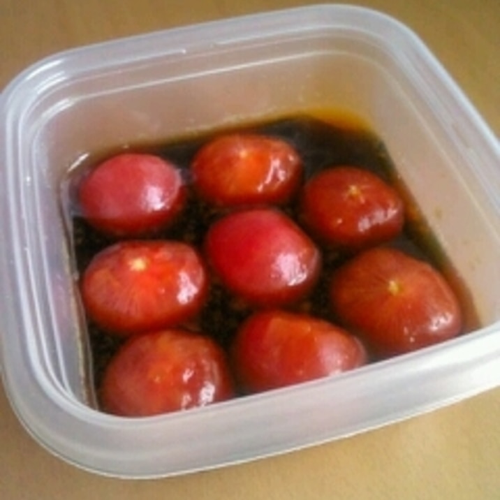 ミニトマトの甘酢醤油漬け レシピ 作り方 By ちーたまちー 楽天レシピ